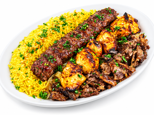 Mixed 3 Way Combo Plate.