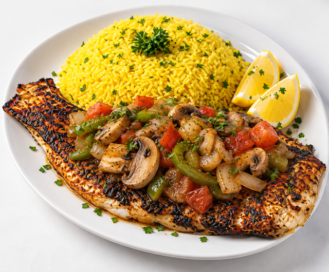 Catfish Masgouf.