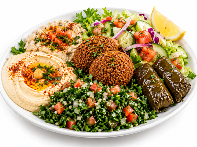 Mediterranean Vegetarian Combination.