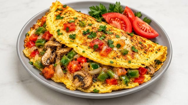 Veggie Omelette.
