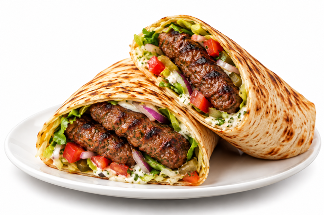 Kefta Kabob Wrap.