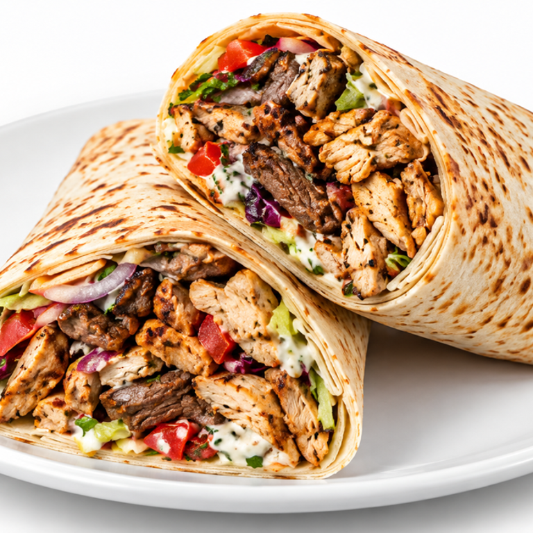 Beef Shawarma Wrap Delight