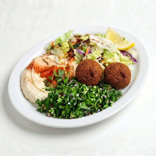 Veggie Combo Entrée Plate.