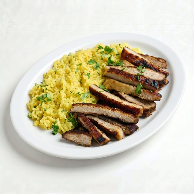 Chicken Cream Chop Plate.