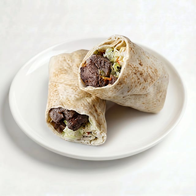 Shish Tikka Kabob Pita Wrap.
