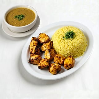 Chicken Tikka Kabob Plate