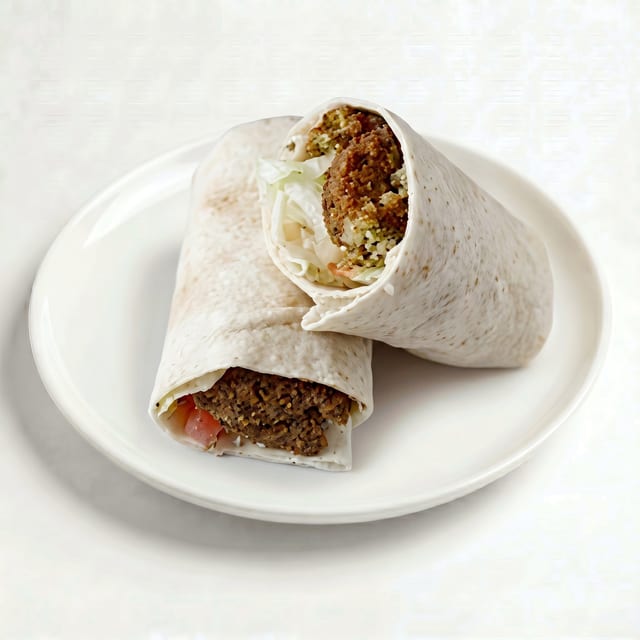 Falafel Pita Wrap.
