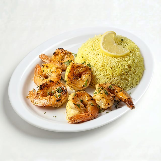 Shrimp Plate.