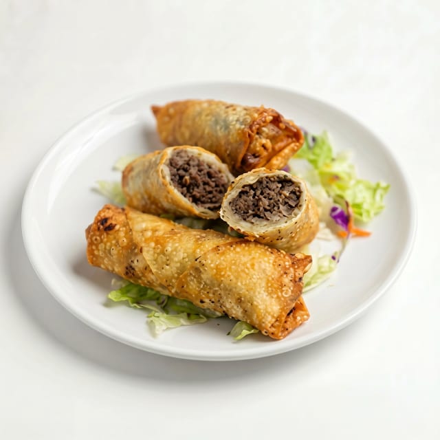 Burak Eggrolls.