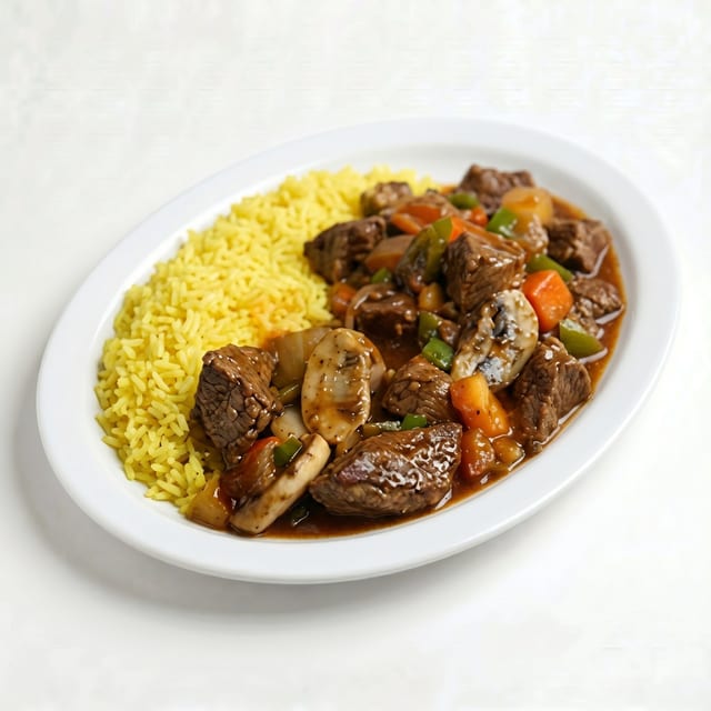 Lamb Kalia Plate.